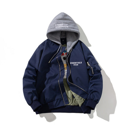 Street Style Stand Collar Jacket