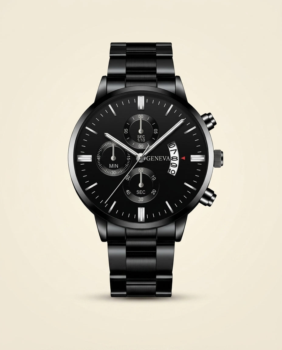 GV Classic Chronograph All Black Watch