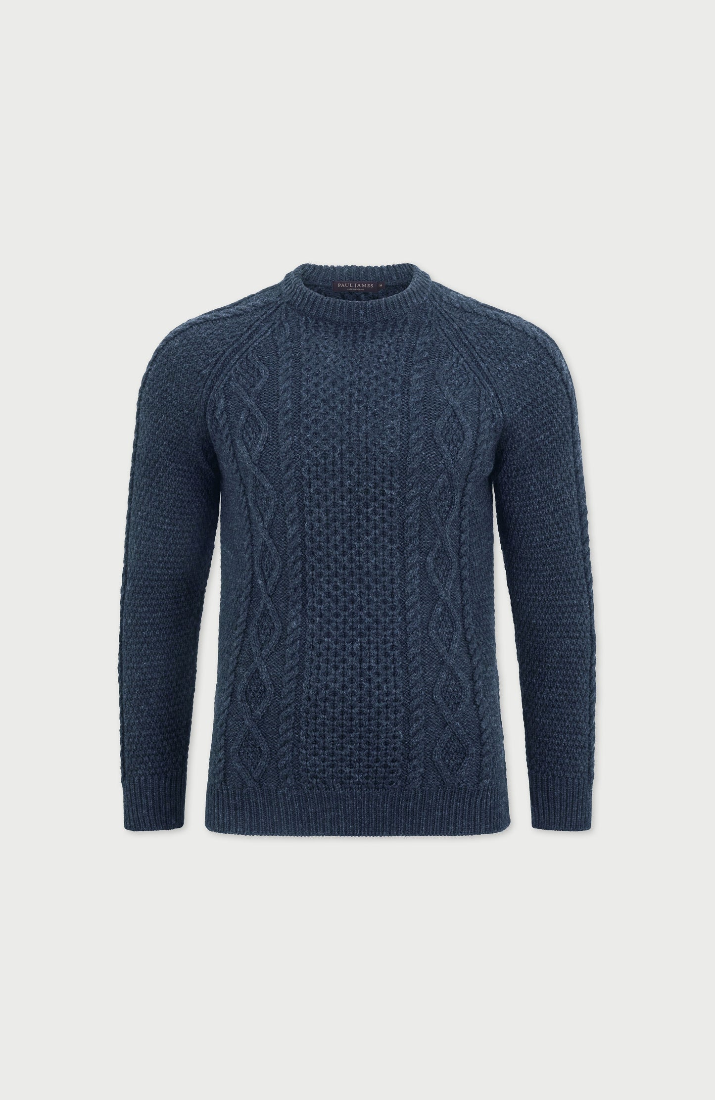 Mens Chunky Merino Wool Fisherman's Jumper