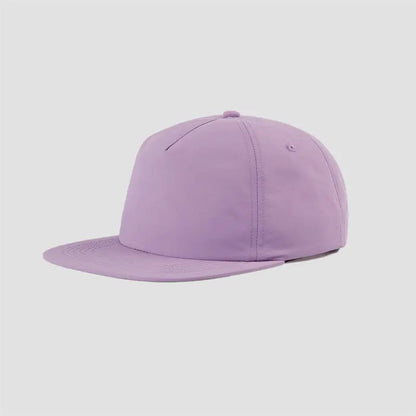 Flat Brim 5-Panel Nylon Camper Cap
