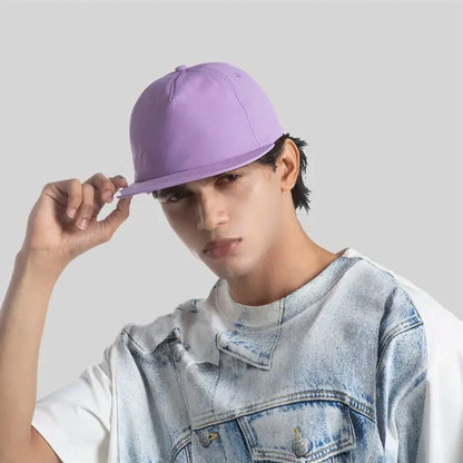 Flat Brim 5-Panel Nylon Camper Cap
