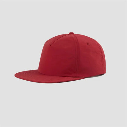 Flat Brim 5-Panel Nylon Camper Cap