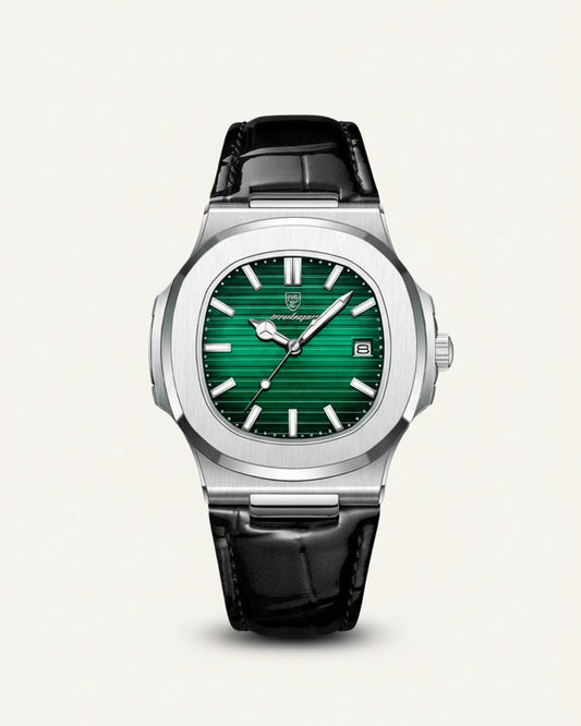 The Black Leather Watch