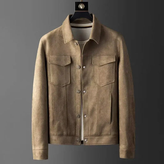 Classic suede everyday casual jacket for men | St. Clair