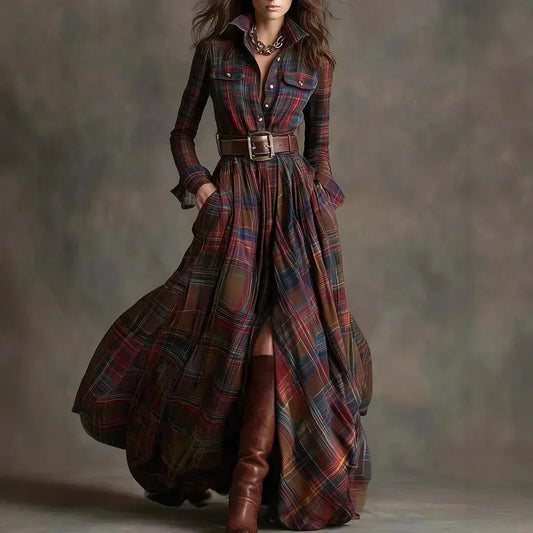 Classic relaxed everyday maxi dress for women | Althea