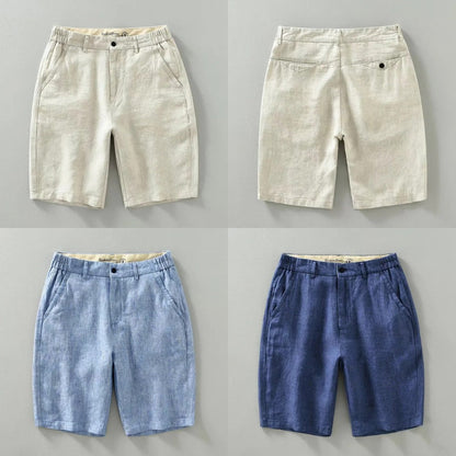 Parisian Linen Shorts Old Money