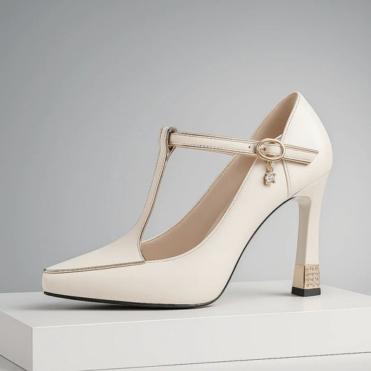 Classic vixen block-heel everyday heels for women | Vivienne