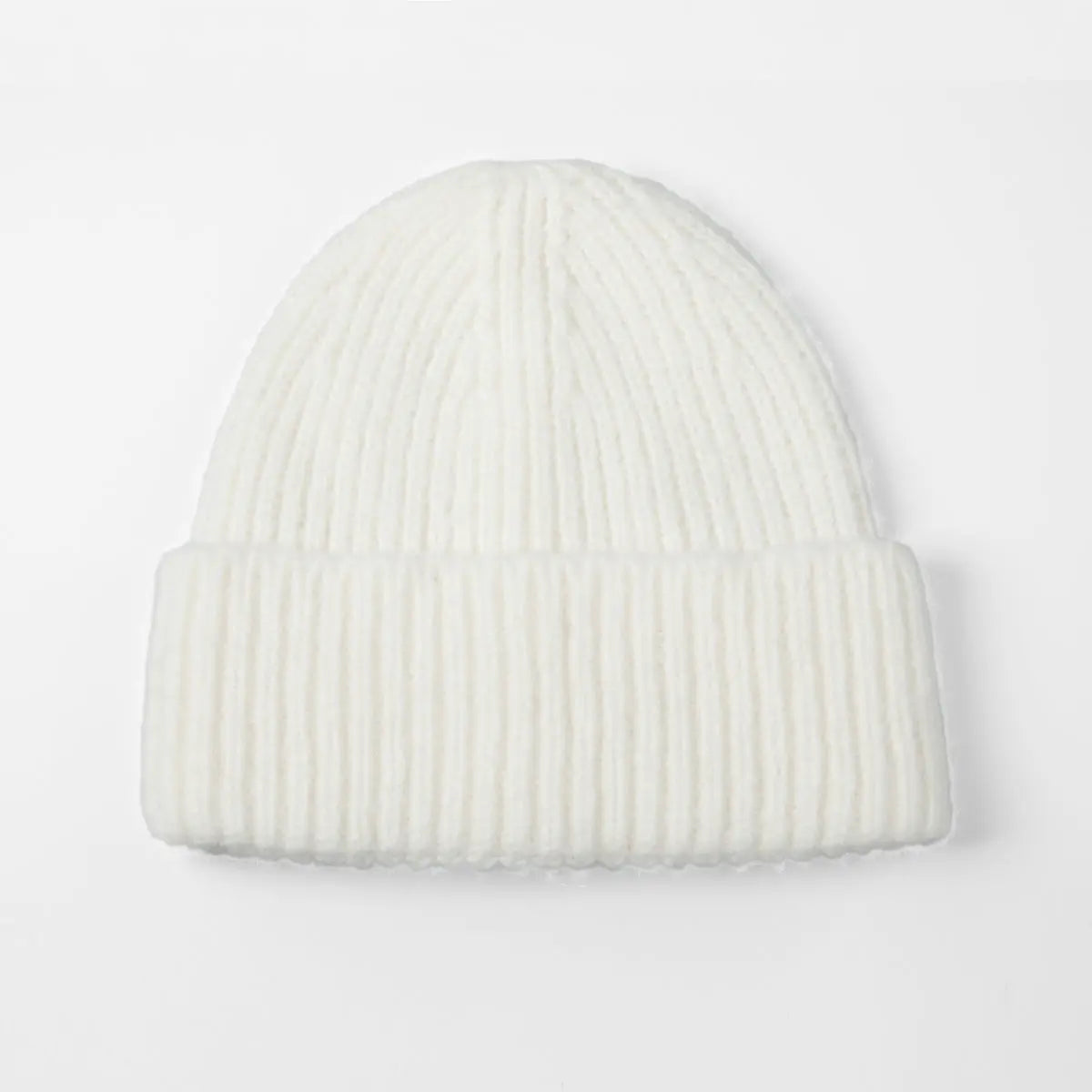 Cuffed Knit Mohair Blend Beanie Hat