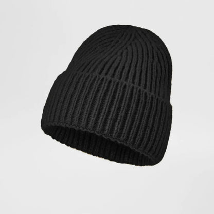 Cuffed Knit Mohair Blend Beanie Hat