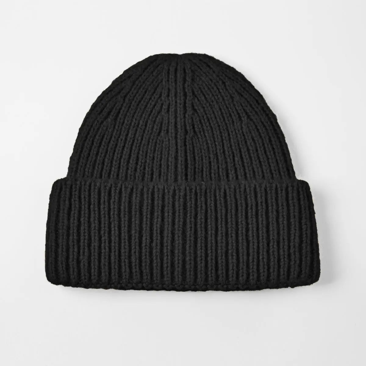 Cuffed Knit Mohair Blend Beanie Hat