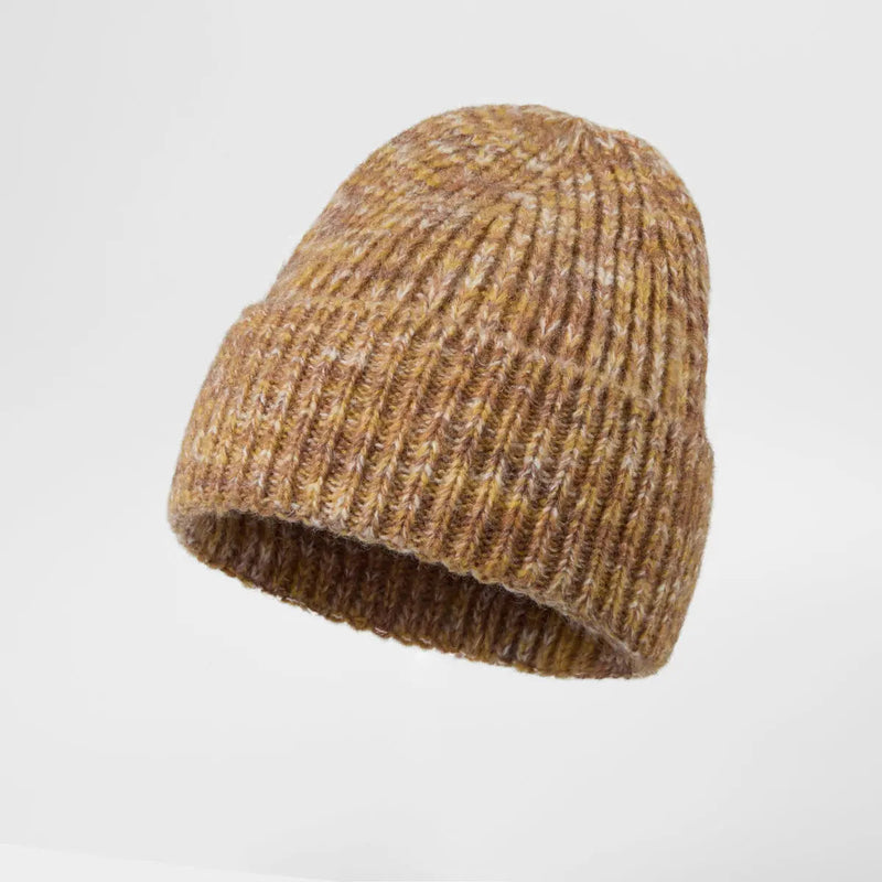 Cuffed Knit Mohair Blend Beanie Hat