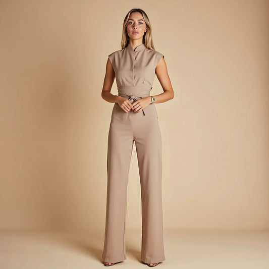Classic sleeveless elegant everyday jumpsuit for women | Valencia