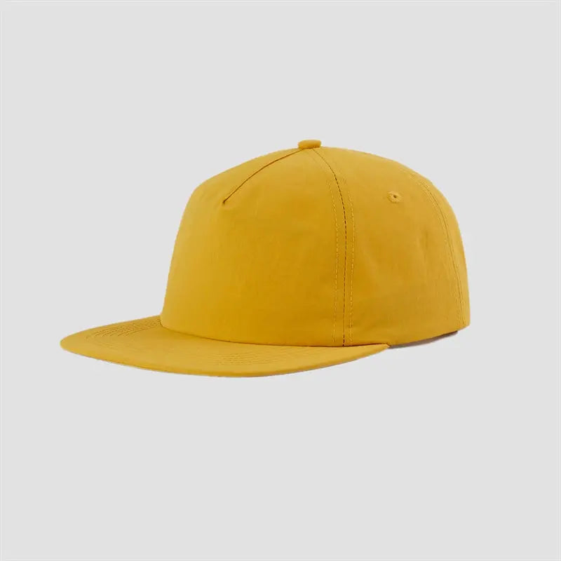 Flat Brim 5-Panel Nylon Camper Cap