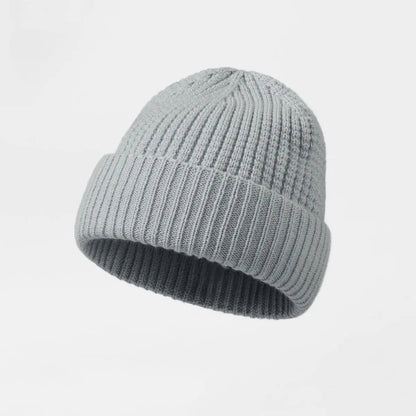 Blank Wool Waffle Knit Beanie