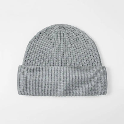 Blank Wool Waffle Knit Beanie