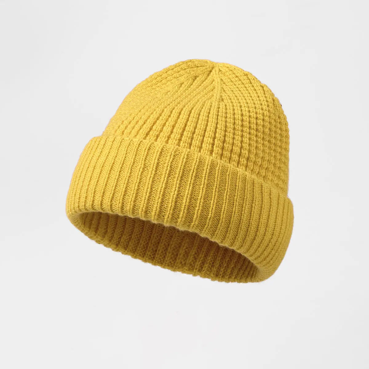 Blank Wool Waffle Knit Beanie