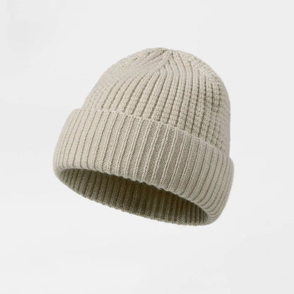 Blank Wool Waffle Knit Beanie