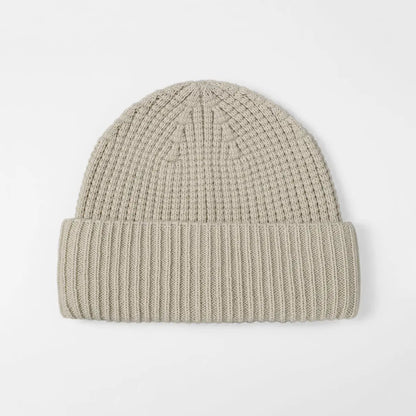 Blank Wool Waffle Knit Beanie