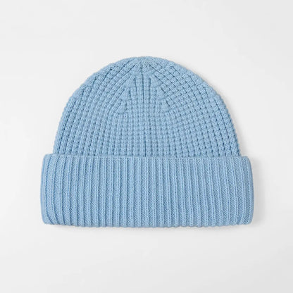 Blank Wool Waffle Knit Beanie