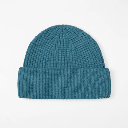 Blank Wool Waffle Knit Beanie
