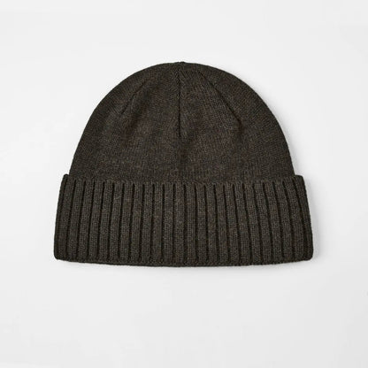 Blank Classic Ribbed Knit Wool Beanie