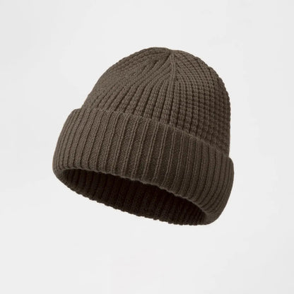 Blank Wool Waffle Knit Beanie