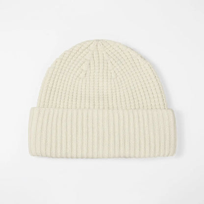 Blank Wool Waffle Knit Beanie