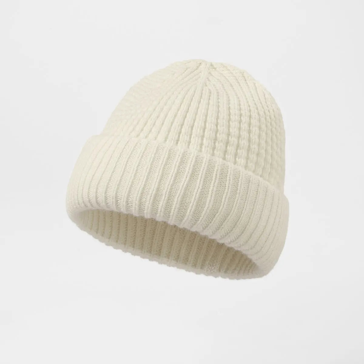 Blank Wool Waffle Knit Beanie