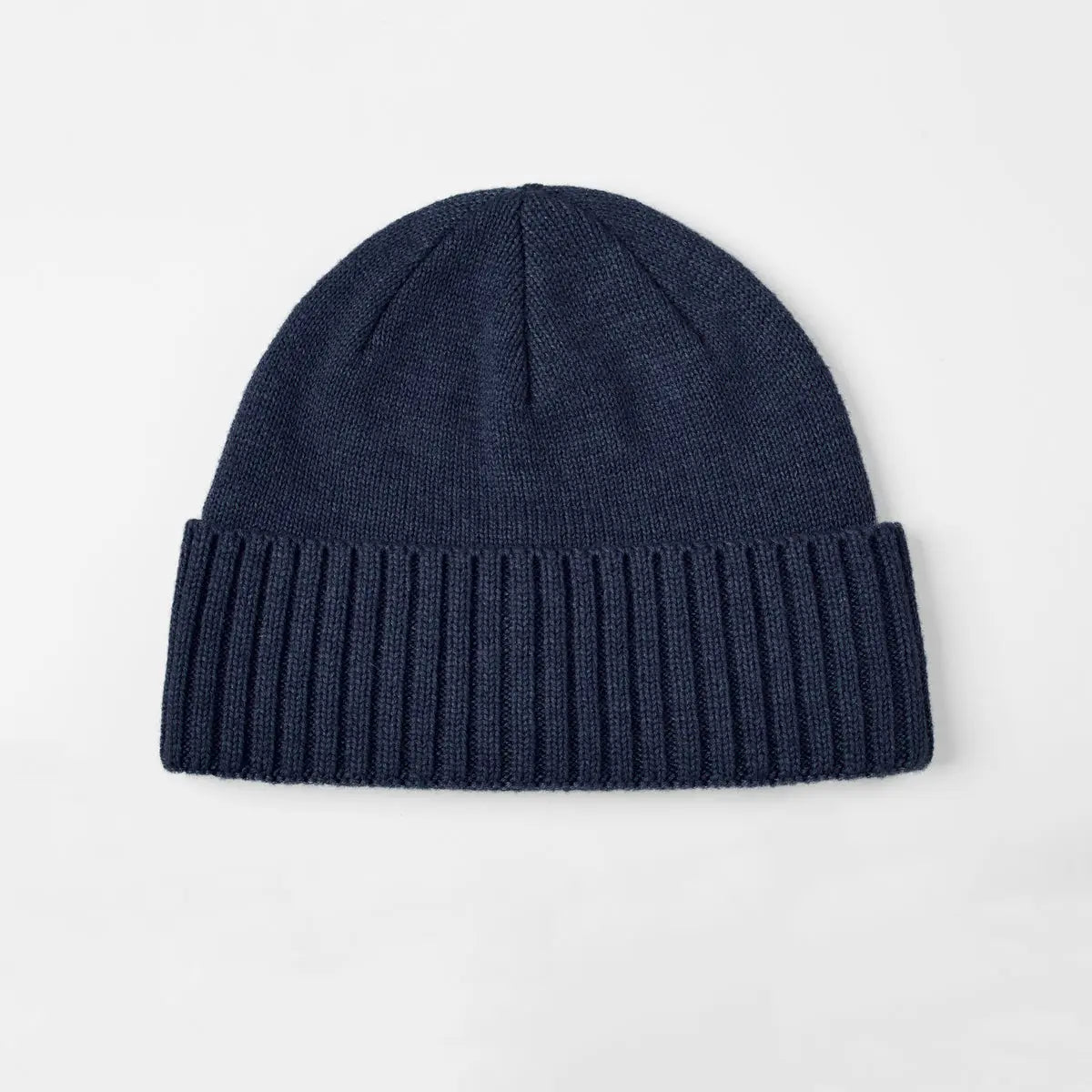 Blank Classic Ribbed Knit Wool Beanie