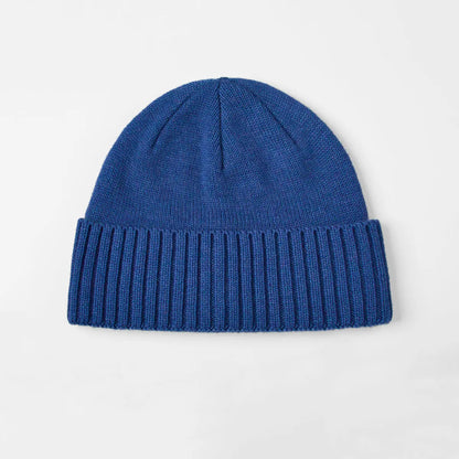 Blank Classic Ribbed Knit Wool Beanie