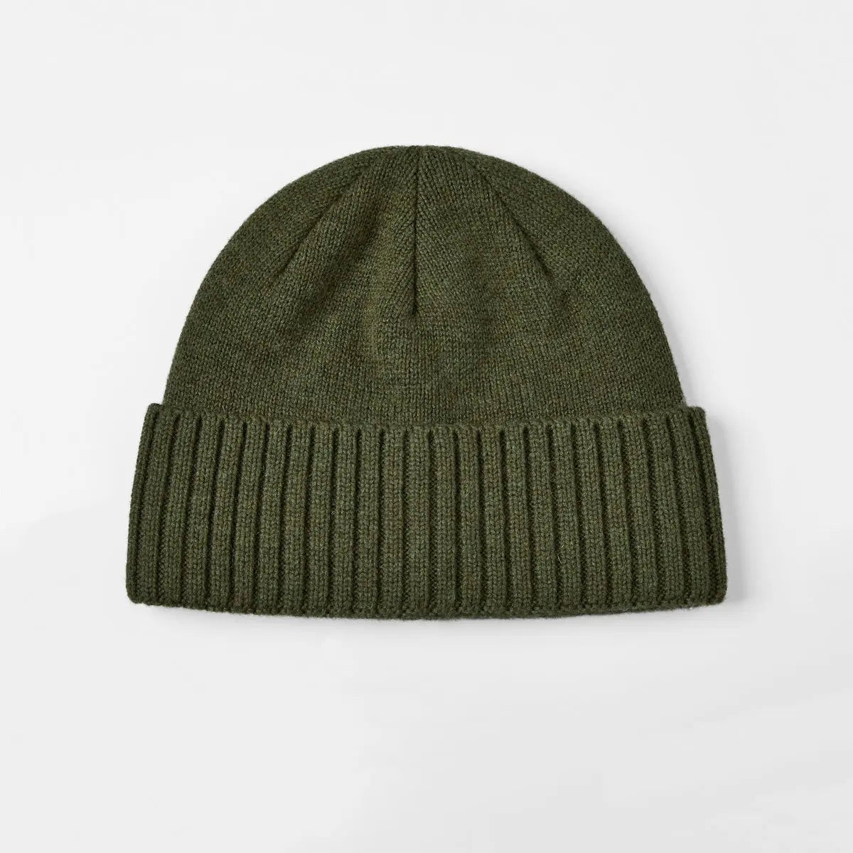 Blank Classic Ribbed Knit Wool Beanie