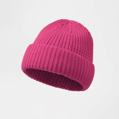 Blank Wool Waffle Knit Beanie