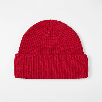 Blank Wool Waffle Knit Beanie