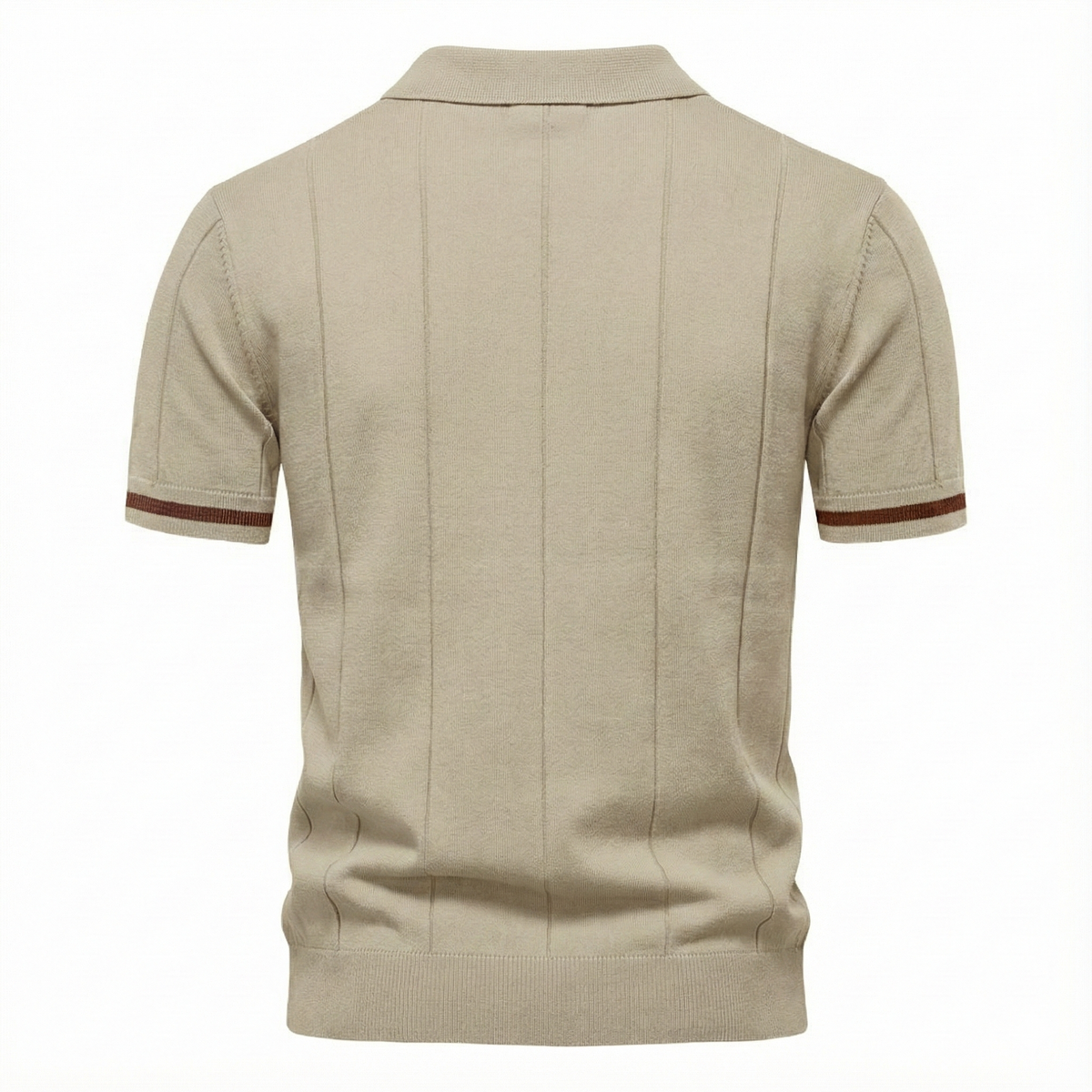 Torino Men's Quarter-Zip Polo Shirt – Short Sleeve Slim Fit