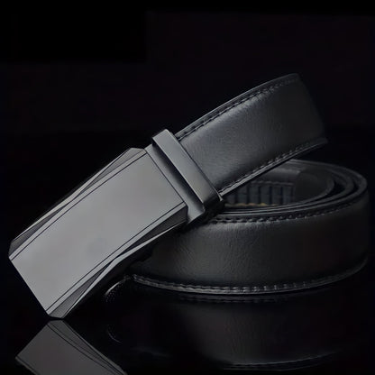 Aquila Men's Automatic Buckle Belt – Adjustable Formal Style