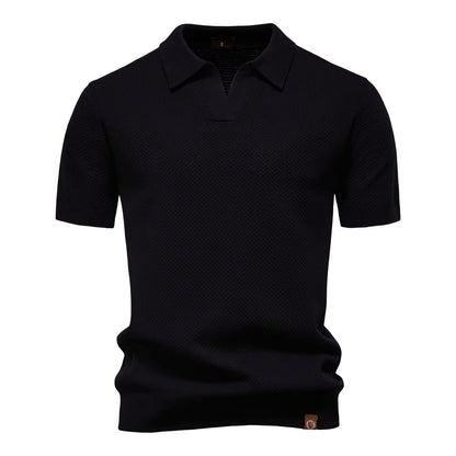 Verona Men's Mesh Polo Shirt – Breathable Short Sleeve