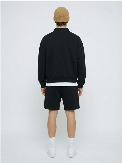 Knit Polo Sweater