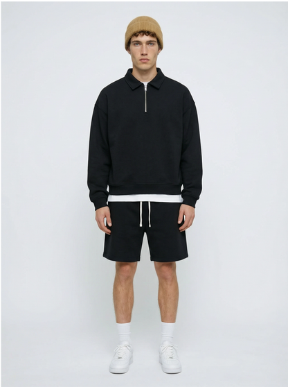 Knit Polo Sweater