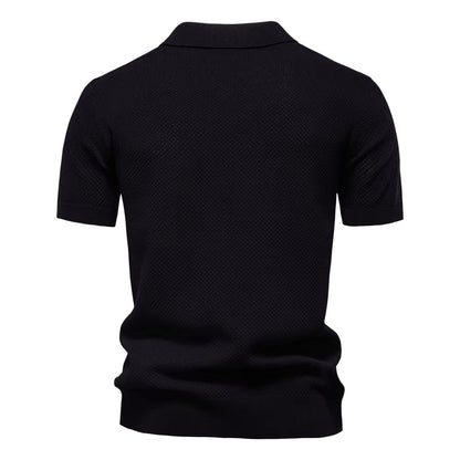 Verona Men's Mesh Polo Shirt – Breathable Short Sleeve