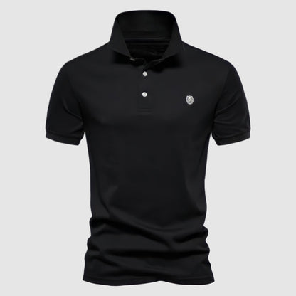 Leone Men's Short Sleeve Polo Shirt – Classic Slim Fit