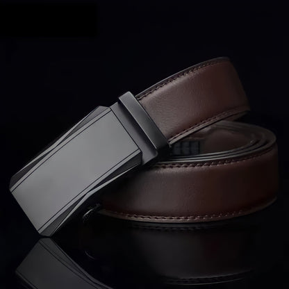 Aquila Men's Automatic Buckle Belt – Adjustable Formal Style
