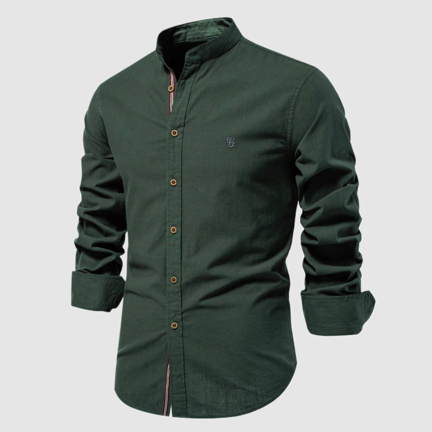 Virtuoso Men's Linen Shirt – Classic Long Sleeve Fit