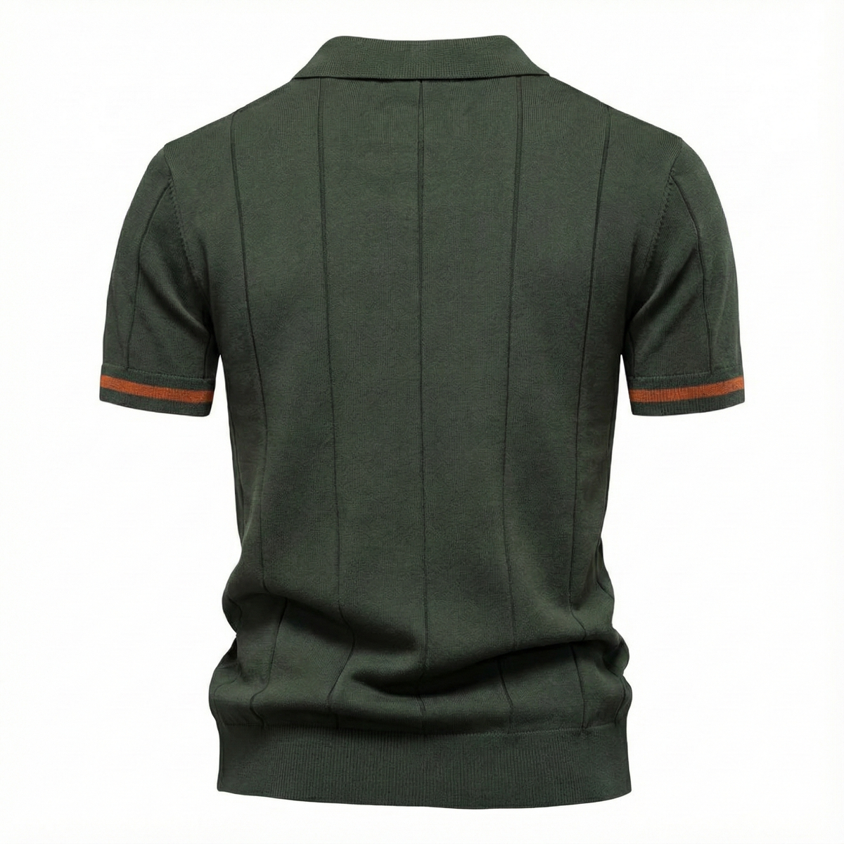 Torino Men's Quarter-Zip Polo Shirt – Short Sleeve Slim Fit