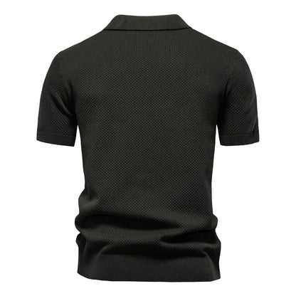 Verona Men's Mesh Polo Shirt – Breathable Short Sleeve