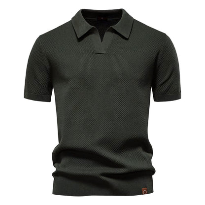 Verona Men's Mesh Polo Shirt – Breathable Short Sleeve