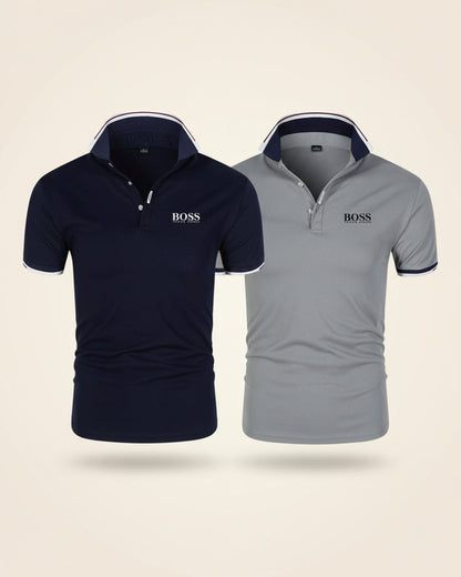 HB - Essential Ribbed Quarter-Zip Knit