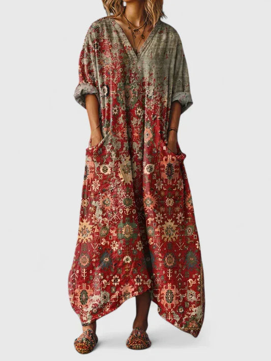 Classic elegant wrap-style dress for women | Mariana