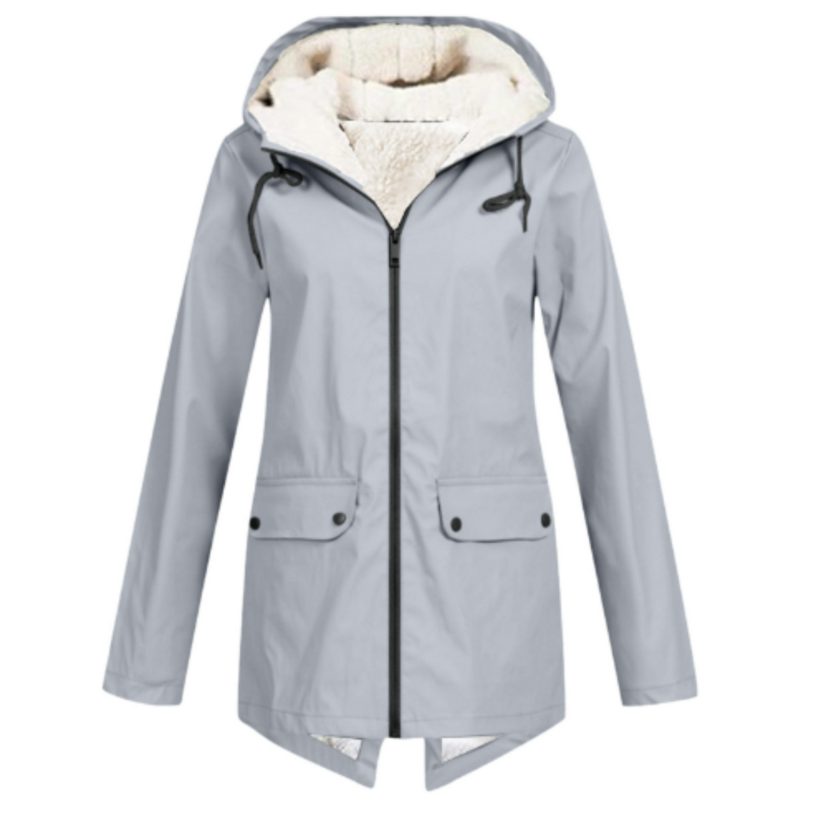 Aurevia | Women's Hooded Oversized Fit and Flare Coat