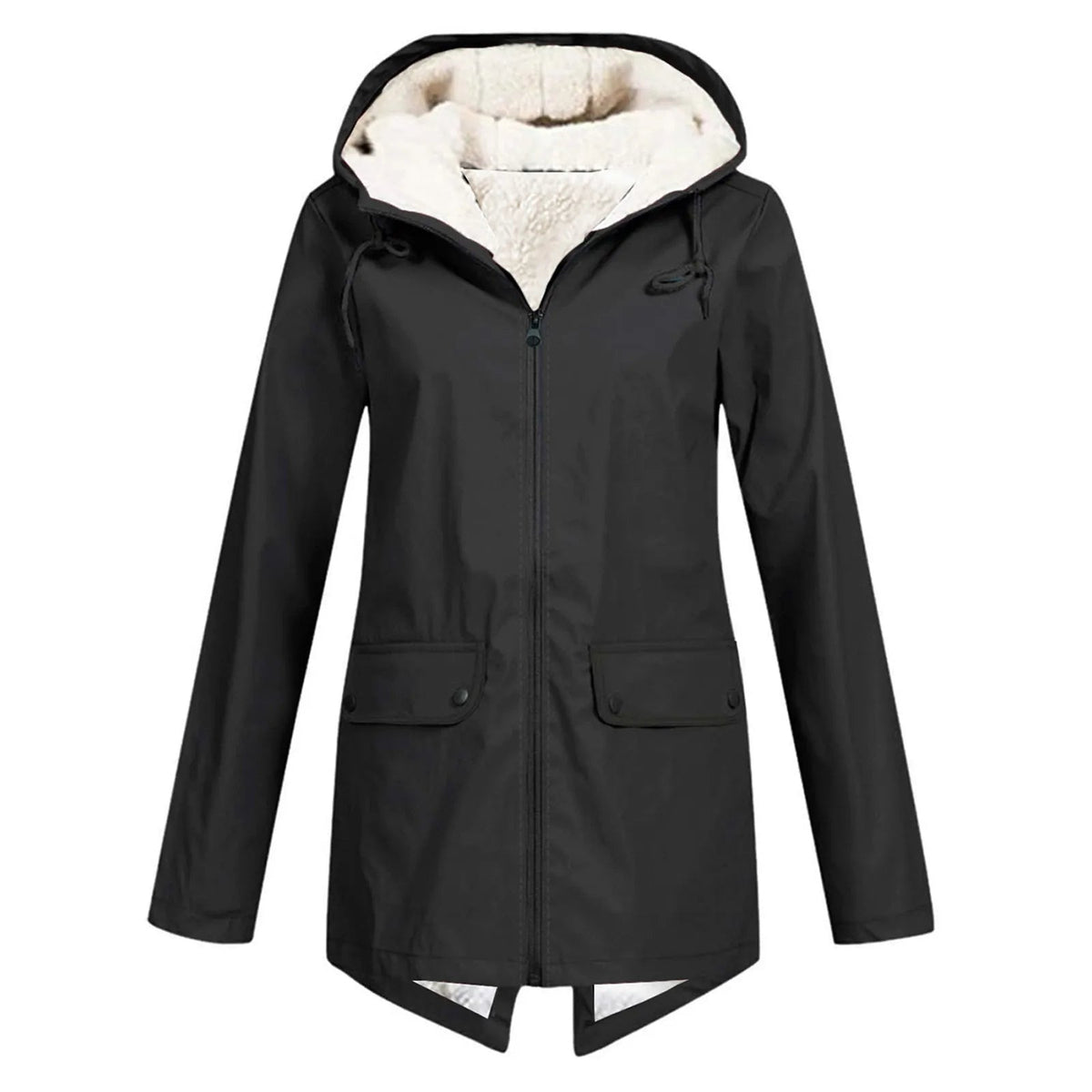 Aurevia | Women's Hooded Oversized Fit and Flare Coat