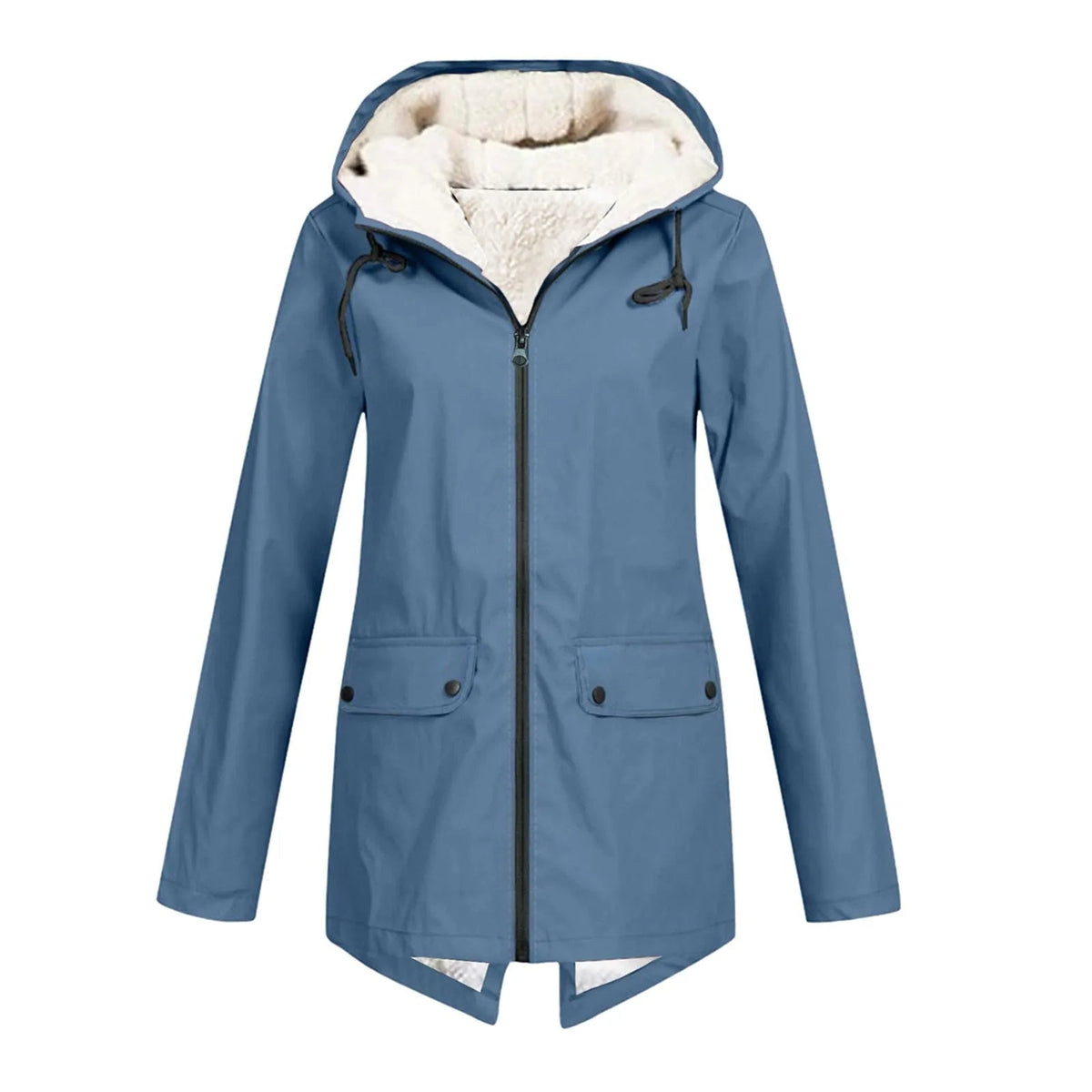Aurevia | Women's Hooded Oversized Fit and Flare Coat
